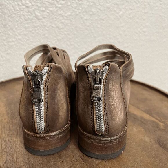 Free People Lost Valley Suede Brown Ankle Boot Women's 36 US 6 - Picture 3 of 7